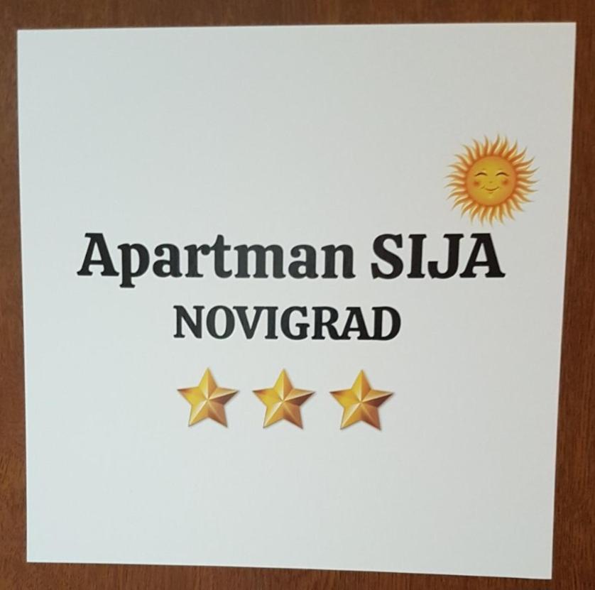Apartman Sija Novigrad Novigrad Istria Kültér fotó